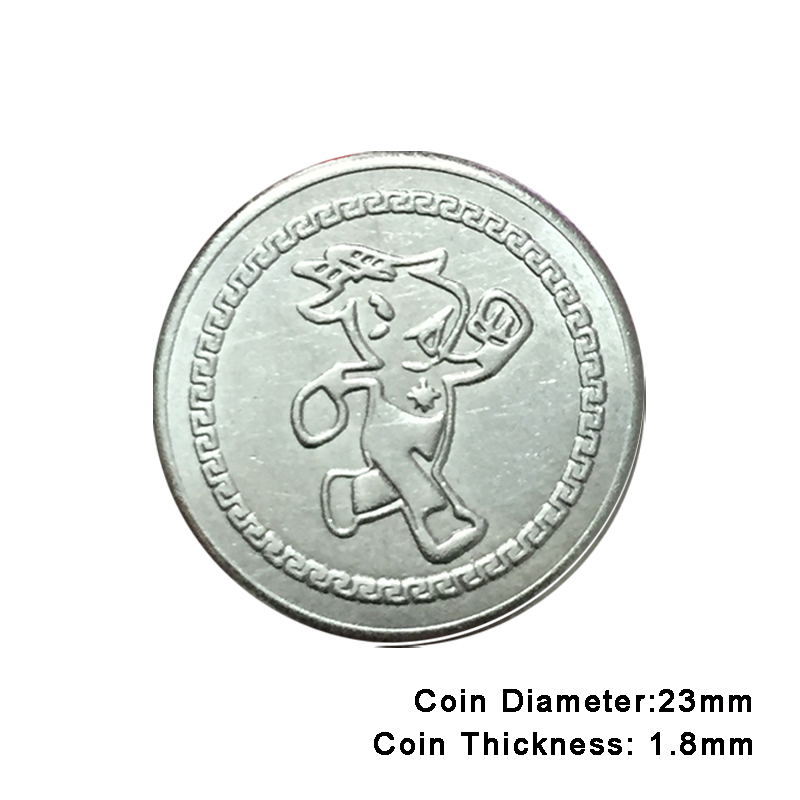 Vending Arcade Games - 100pcs Arcade Game Coin Token Stainless