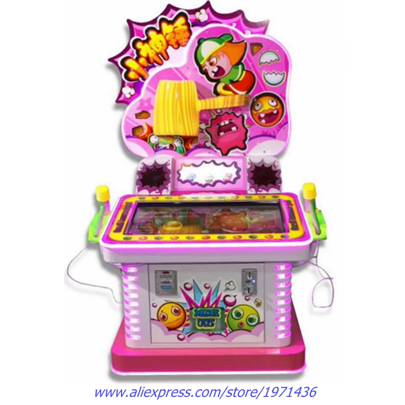 Ticket Redemption Machine - Hammer Hitting Video Games Amusement Token