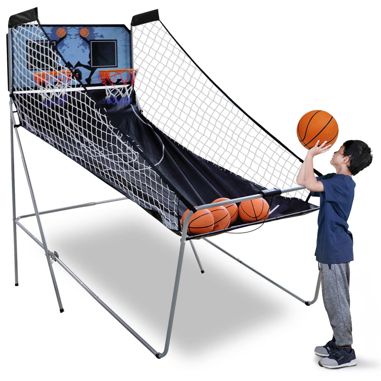 Basketball Arcade Game - Indoor Basketball Arcade Game Double Electronic