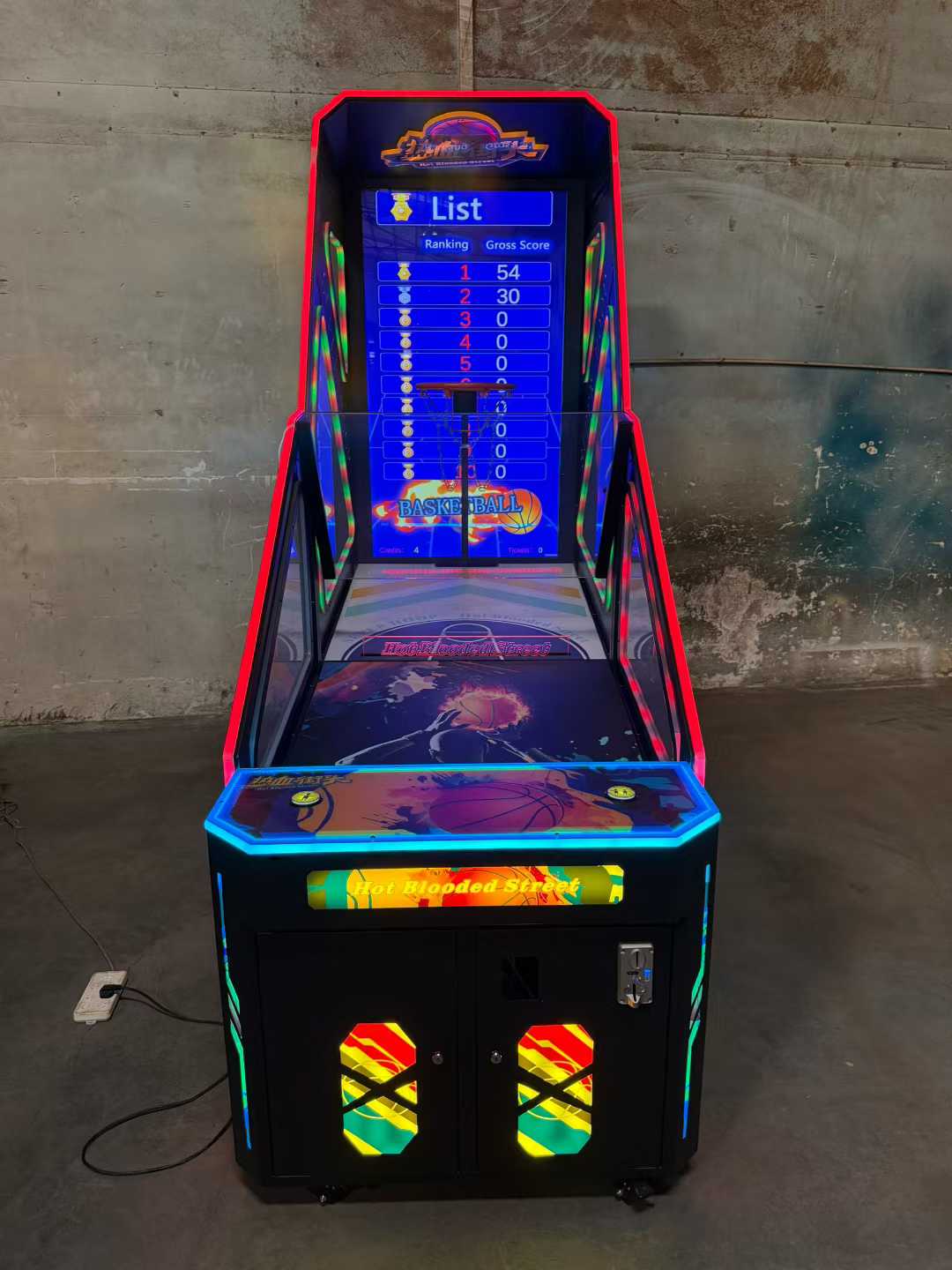 Coin-Operated LED Basketball A - مراجعة Ticket Redemption Machine وسعره