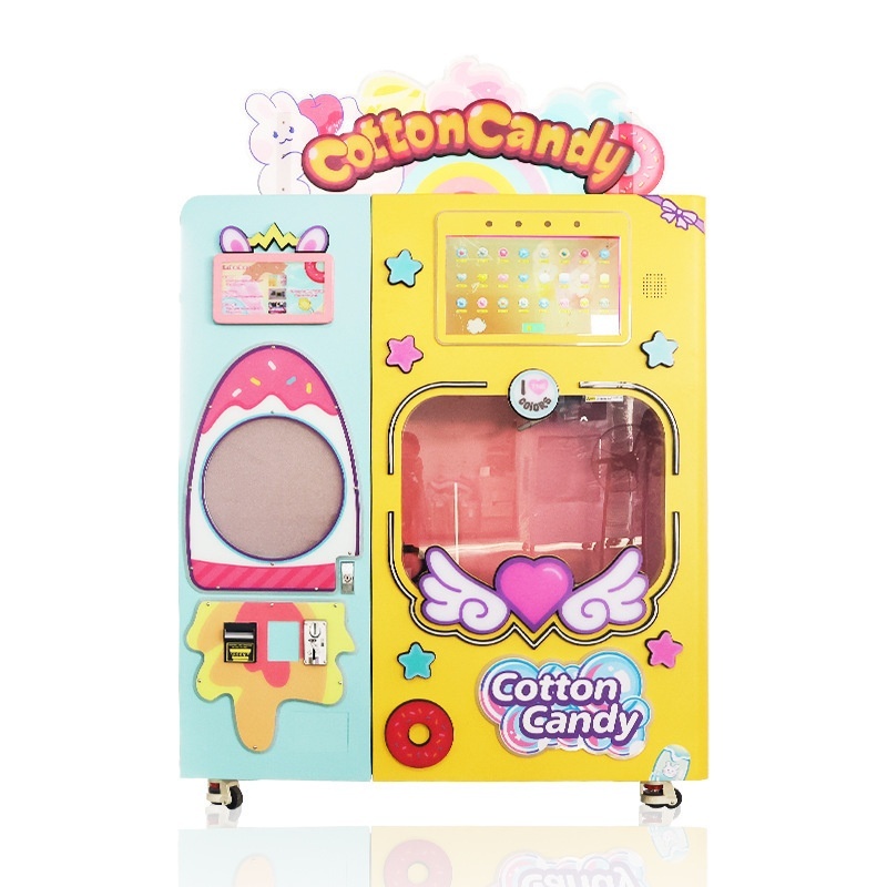Fully Automatic Cotton Candy M - مراجعة Candy Vending Machine وسعره