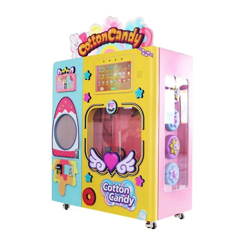Fully Automatic Cotton Candy M - مراجعة Candy Vending Machine وسعره