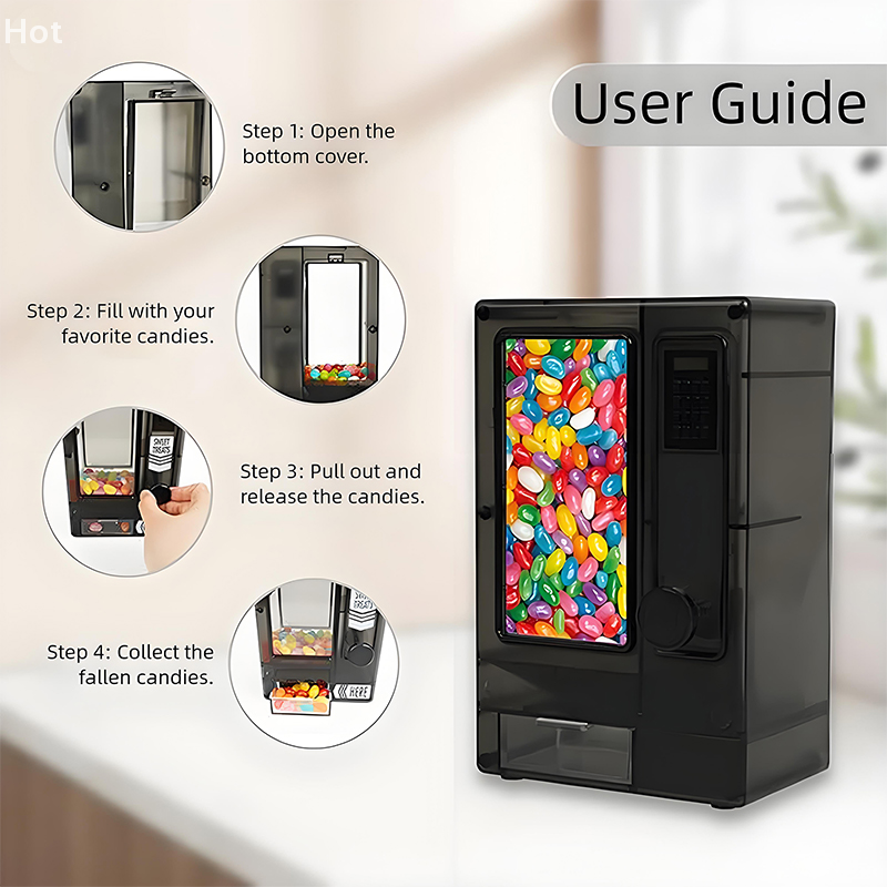 Candy Dispenser Cute Vending M - مراجعة Candy Vending Machine وسعره