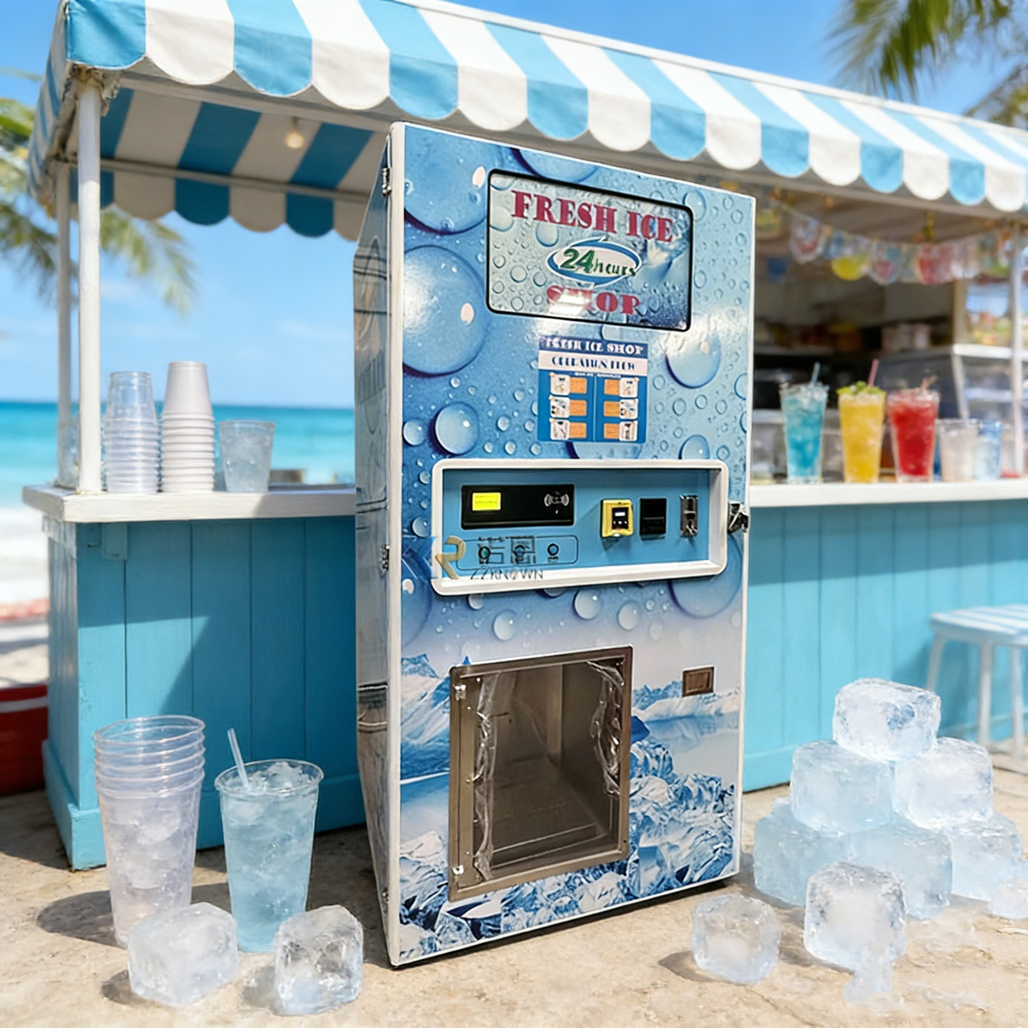 Customized Automatic Ice Vendi - مراجعة Commercial Vending Machine وسعره