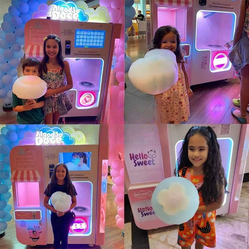 Mall Food Court Cotton Candy V - مراجعة Candy Vending Machine وسعره