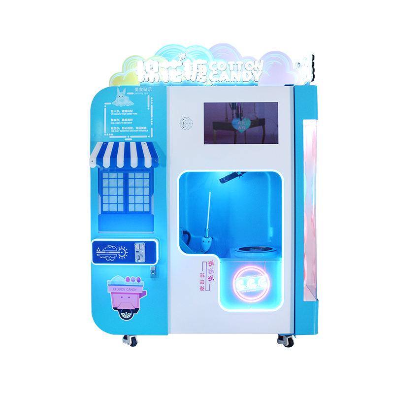 Fully Automated Smart Cotton C - مراجعة Candy Vending Machine وسعره