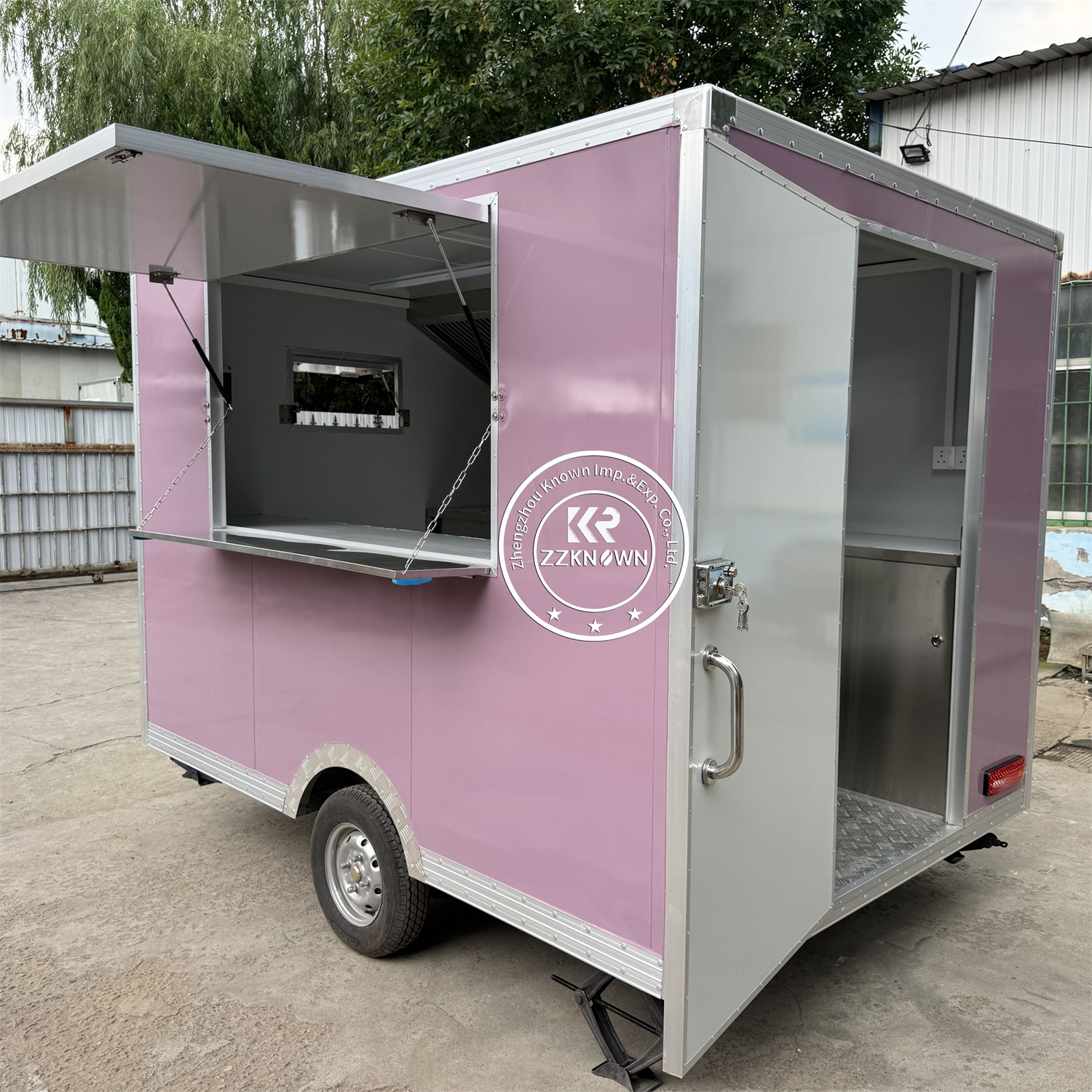 Mobile Fast Food Trailer Cart  - مراجعة Hot Dog Vending Cart وسعره