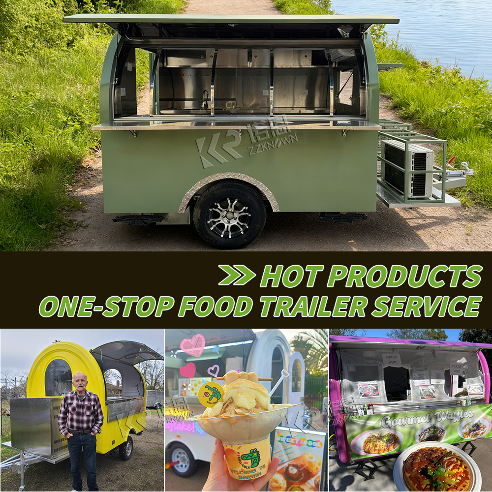 Luxury Mobile Food Truck Fully - مراجعة Hot Dog Vending Cart وسعره