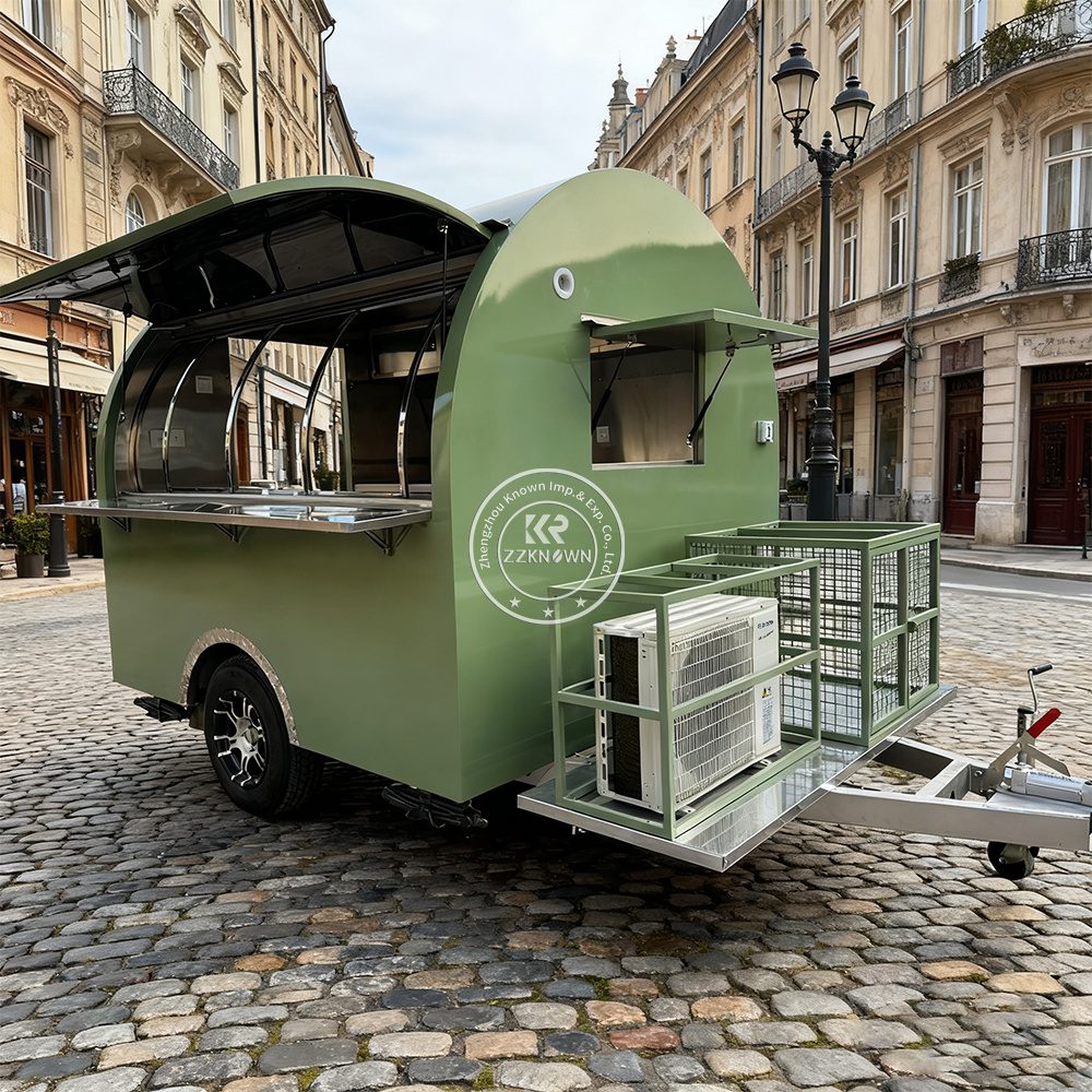 Luxury Mobile Food Truck Fully - مراجعة Hot Dog Vending Cart وسعره