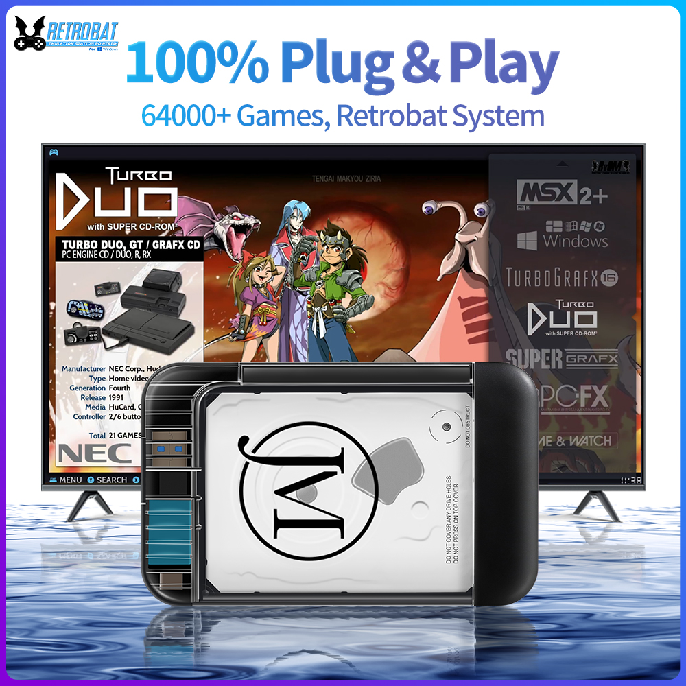RETROBAT Portable 500G Gaming  - مراجعة Arcade X وسعره