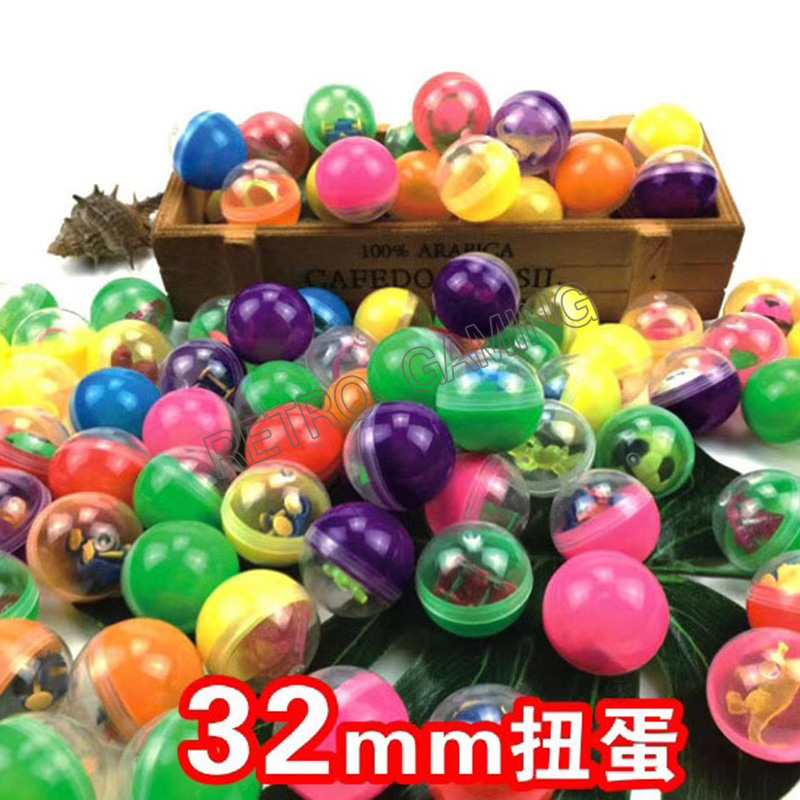 100pcs/bag 32mm / 45mm / 50mm  - مراجعة Arcade Style Vending Machine وسعره