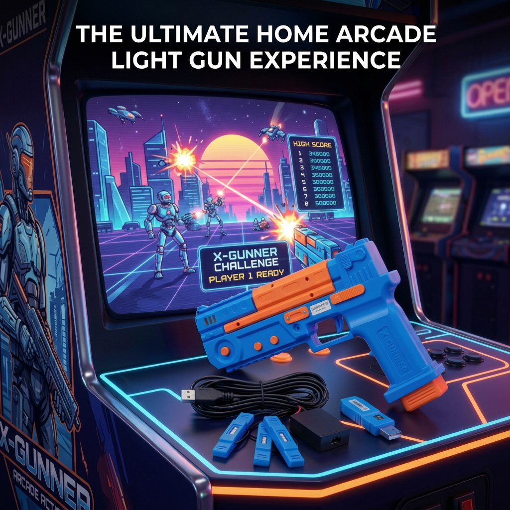 2.4G Wireless Light Gun Contro - مراجعة Arcade X وسعره