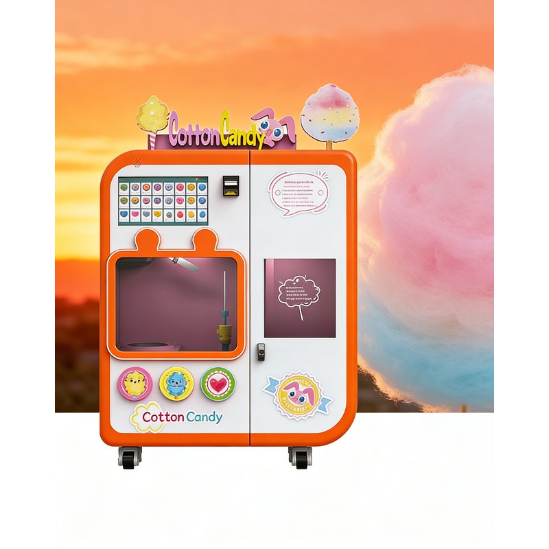 Fully Automatic Cotton Candy V - مراجعة Commercial Vending Machine وسعره