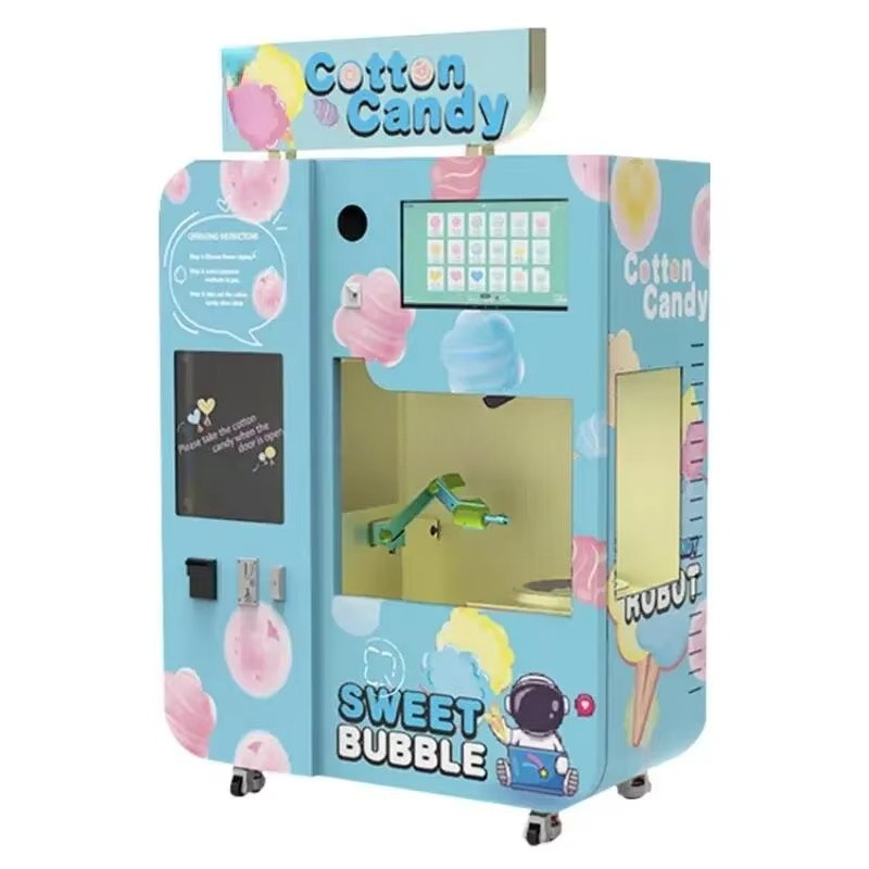 Fully Automatic Cotton Candy V - مراجعة Commercial Vending Machine وسعره