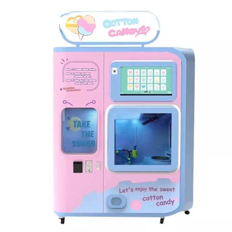 Fully Automatic Cotton Candy V - مراجعة Commercial Vending Machine وسعره