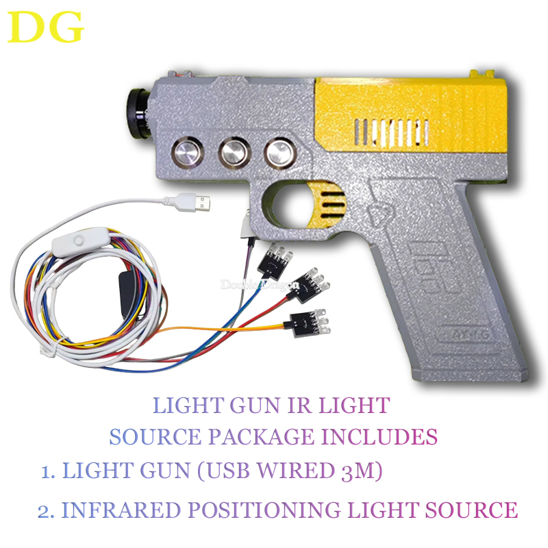 USB Wired Light Gun with Infra - مراجعة Gun Shooting Arcade وسعره