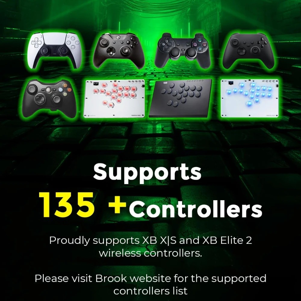 Brook Wingman XB3 Converter fo - مراجعة Arcade X وسعره