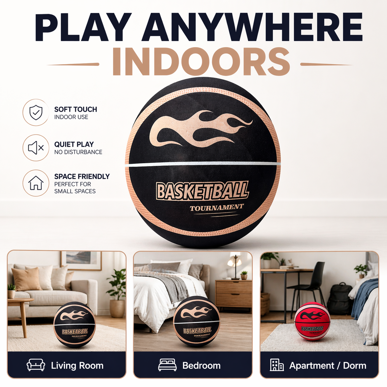 Fabric Cover Silent Basketball - مراجعة Basketball Arcade Game وسعره