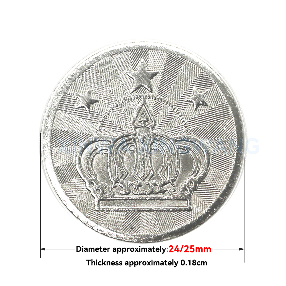 100PCS  Coins Tokens Stainless - مراجعة Vending Arcade Games وسعره