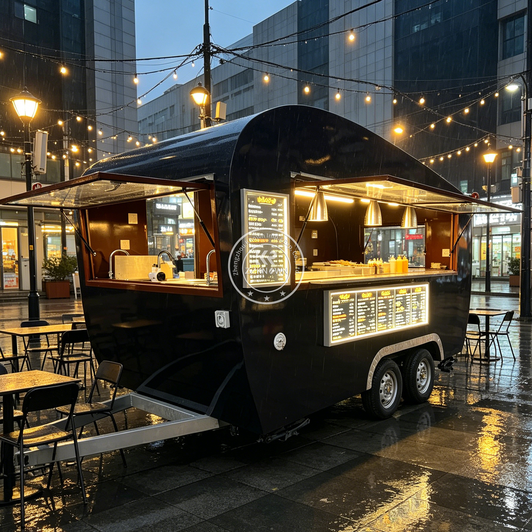 Outdoor Mobile Coffee Bubble T - مراجعة Hot Dog Vending Cart وسعره