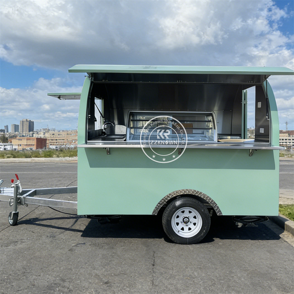 Luxury Mobile Food Truck Fully - مراجعة Hot Dog Vending Cart وسعره