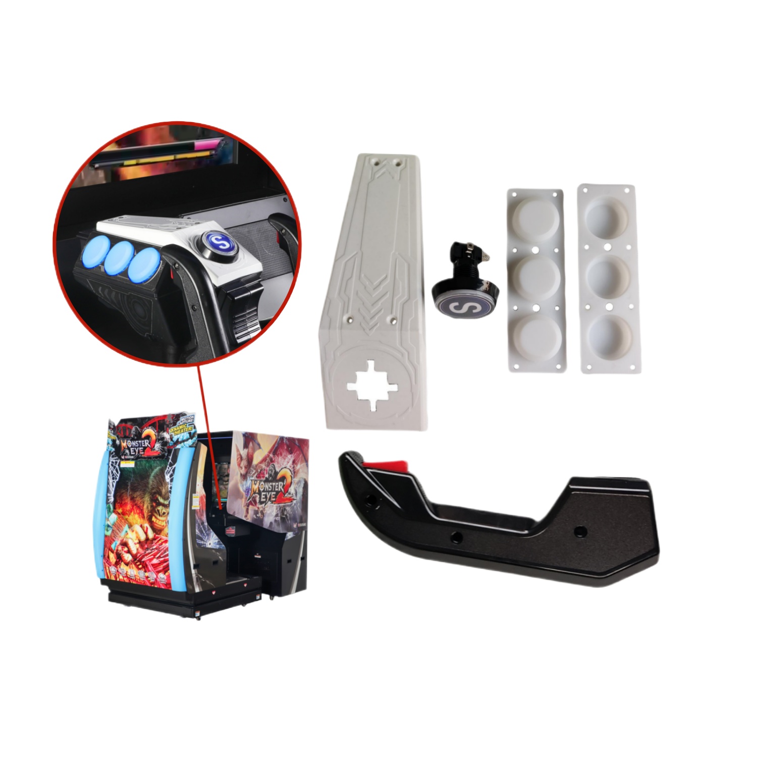 Arcade Shooting Game Accessori - مراجعة Gun Shooting Arcade وسعره