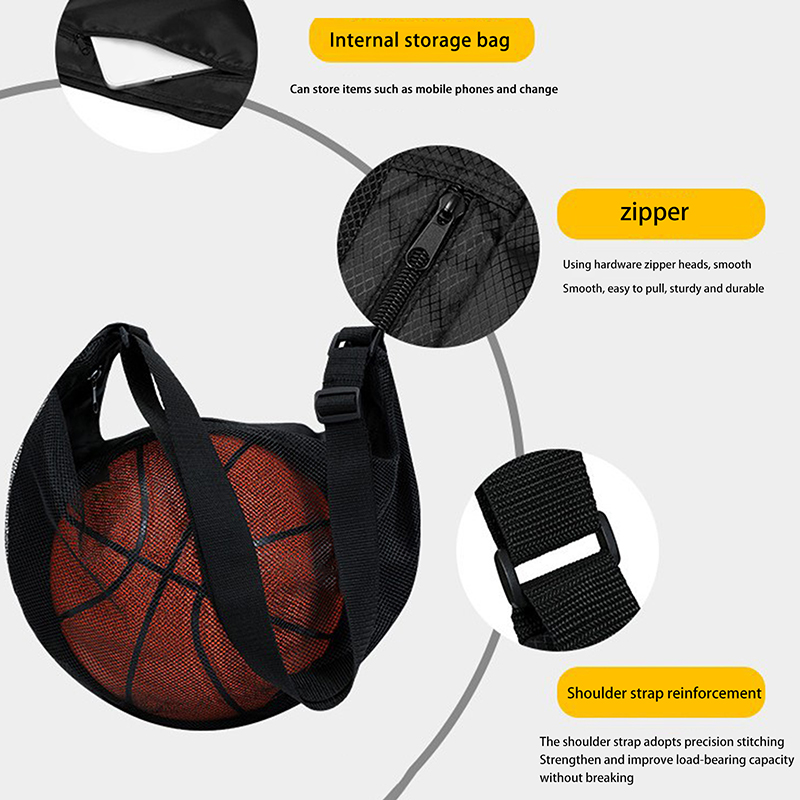 1PCS Single Ball Bag With Zipp - مراجعة Basketball Arcade Game وسعره