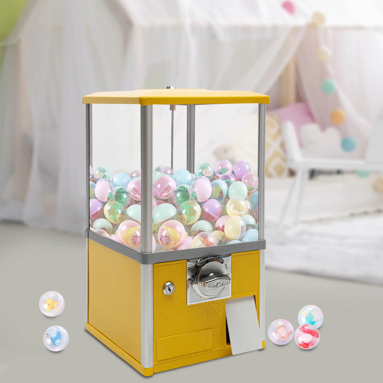 Vending Machine 3-5.5cm Capsul - مراجعة Candy Vending Machine وسعره