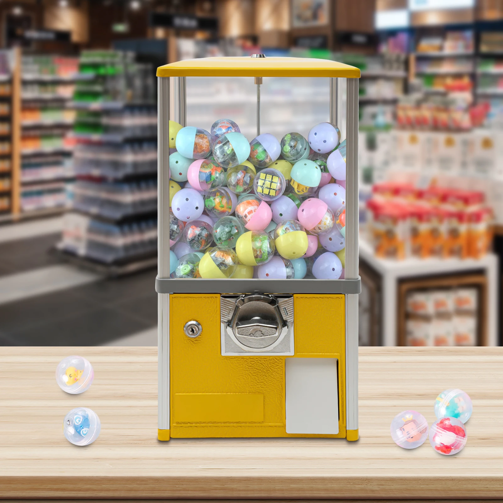 Vending Machine 3-5.5cm Capsul - مراجعة Candy Vending Machine وسعره