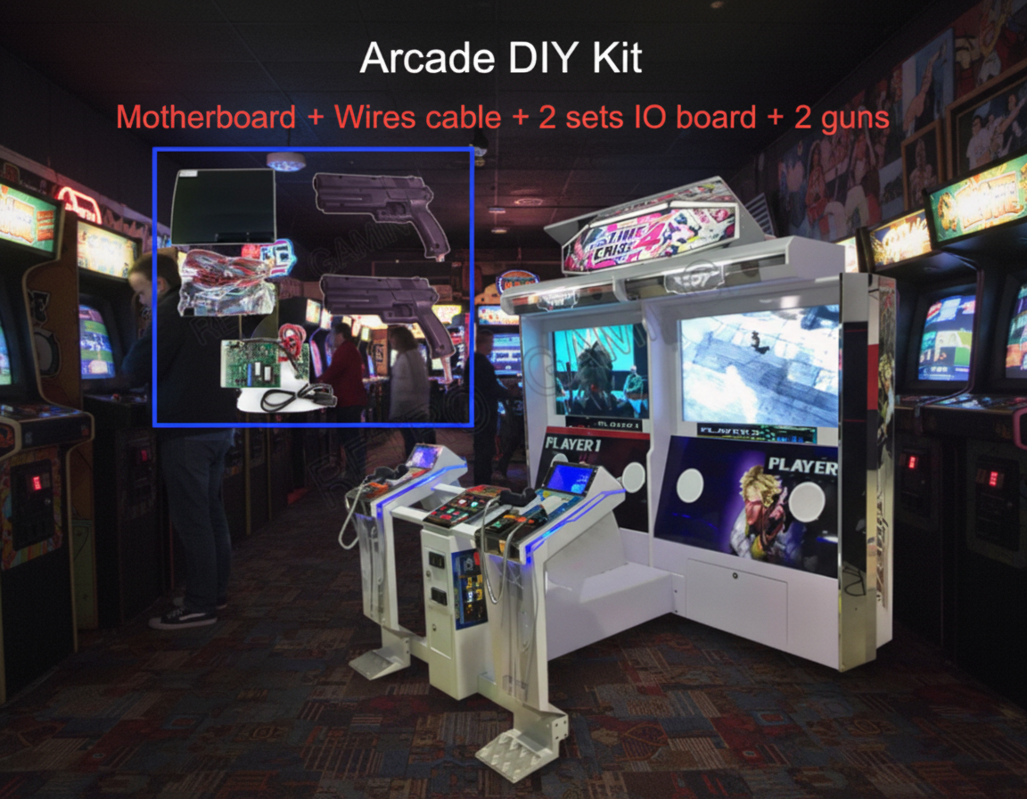 Batocera Game System With Dual - مراجعة Gun Shooting Arcade وسعره