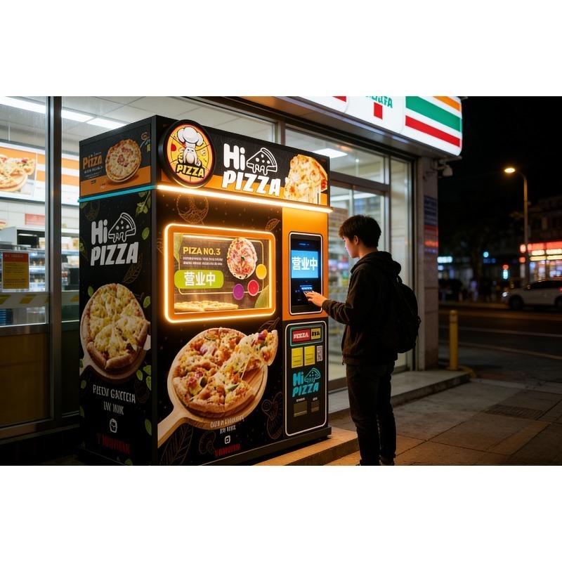 Automatic Pizza Making Vending - مراجعة Commercial Vending Machine وسعره