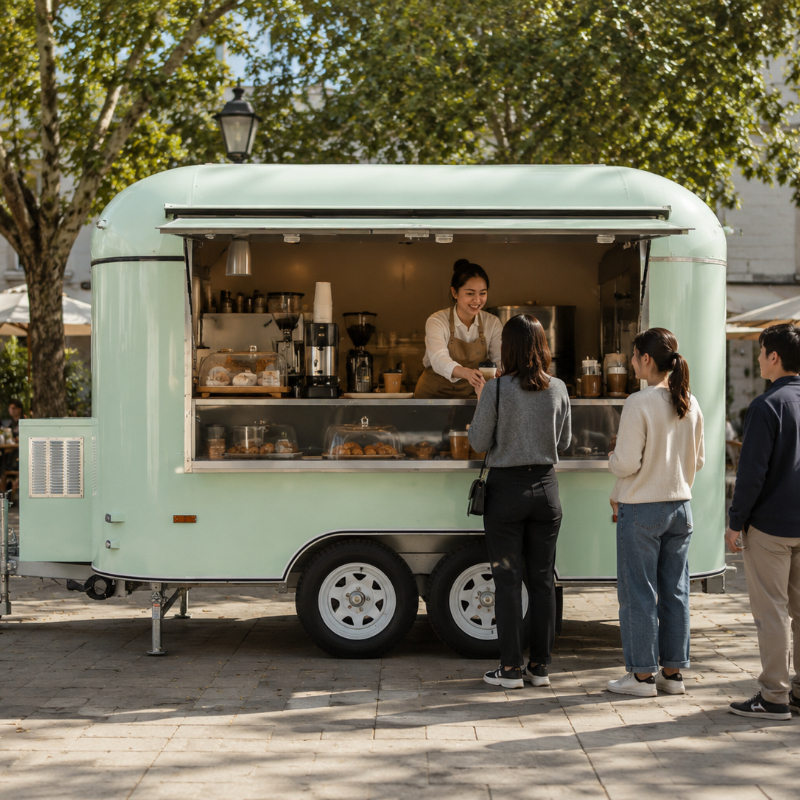 Food Cart Mobile Trailer Custo - مراجعة Hot Dog Vending Cart وسعره