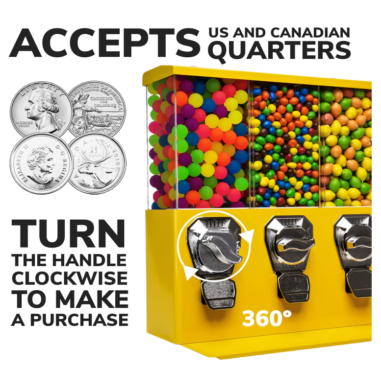 2025 Popular Deer Three-in-One - مراجعة Candy Vending Machine وسعره