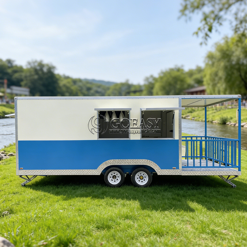 For Sale Food Truck Trailer Mo - مراجعة Hot Dog Vending Cart وسعره