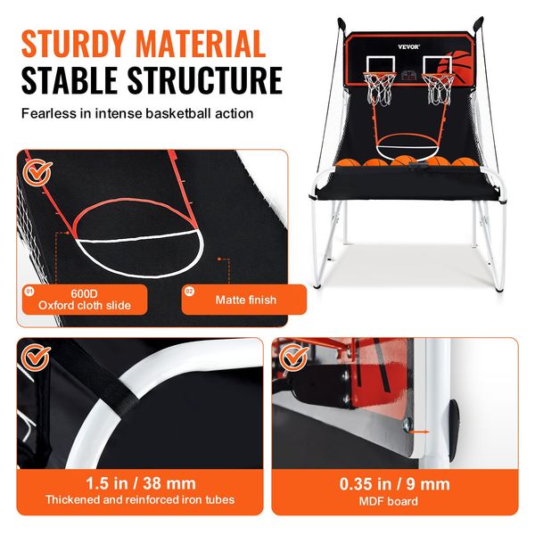 Foldable Basketball Arcade Gam - مراجعة Basketball Arcade Game وسعره