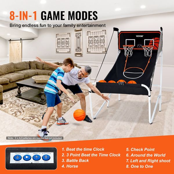Foldable Basketball Arcade Gam - مراجعة Basketball Arcade Game وسعره